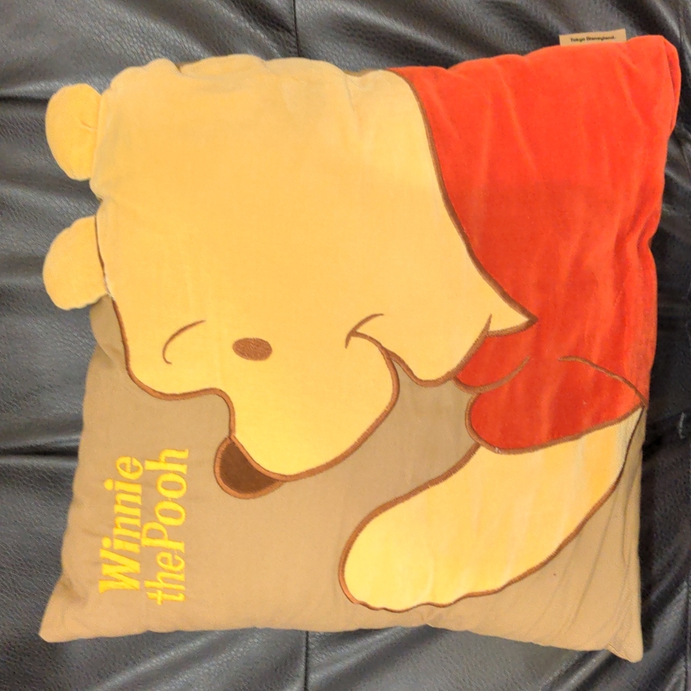 Rare Winnie the Pooh cushion from Tokyo Disneyland.
